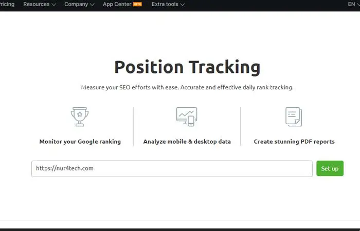 أفضل 6 إدوات تتبع للترتيب للتحقق من ترتيب الكلمات المفتاحية في Google 2 ترتيب الكلمات المفتاحية,تحسين محركات البحث,سيو,السيو