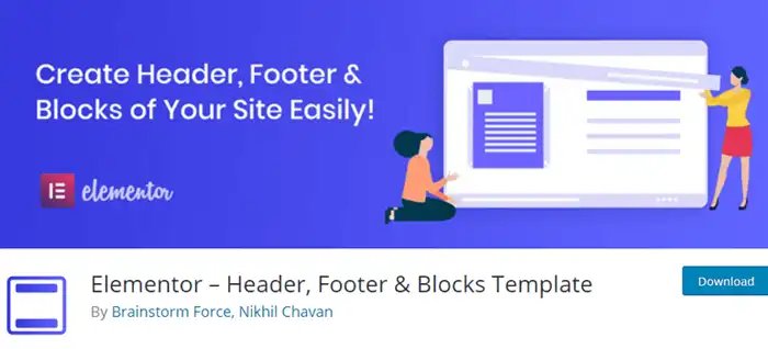 Elementor – Header, Footer, & Blocks Template