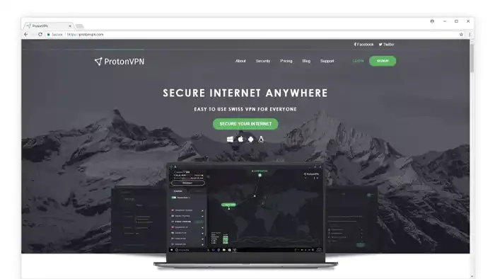 أفضل VPN مجاني - ProtonVPN مجاني