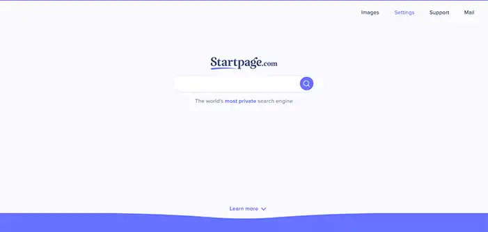 محرك بحث Startpage